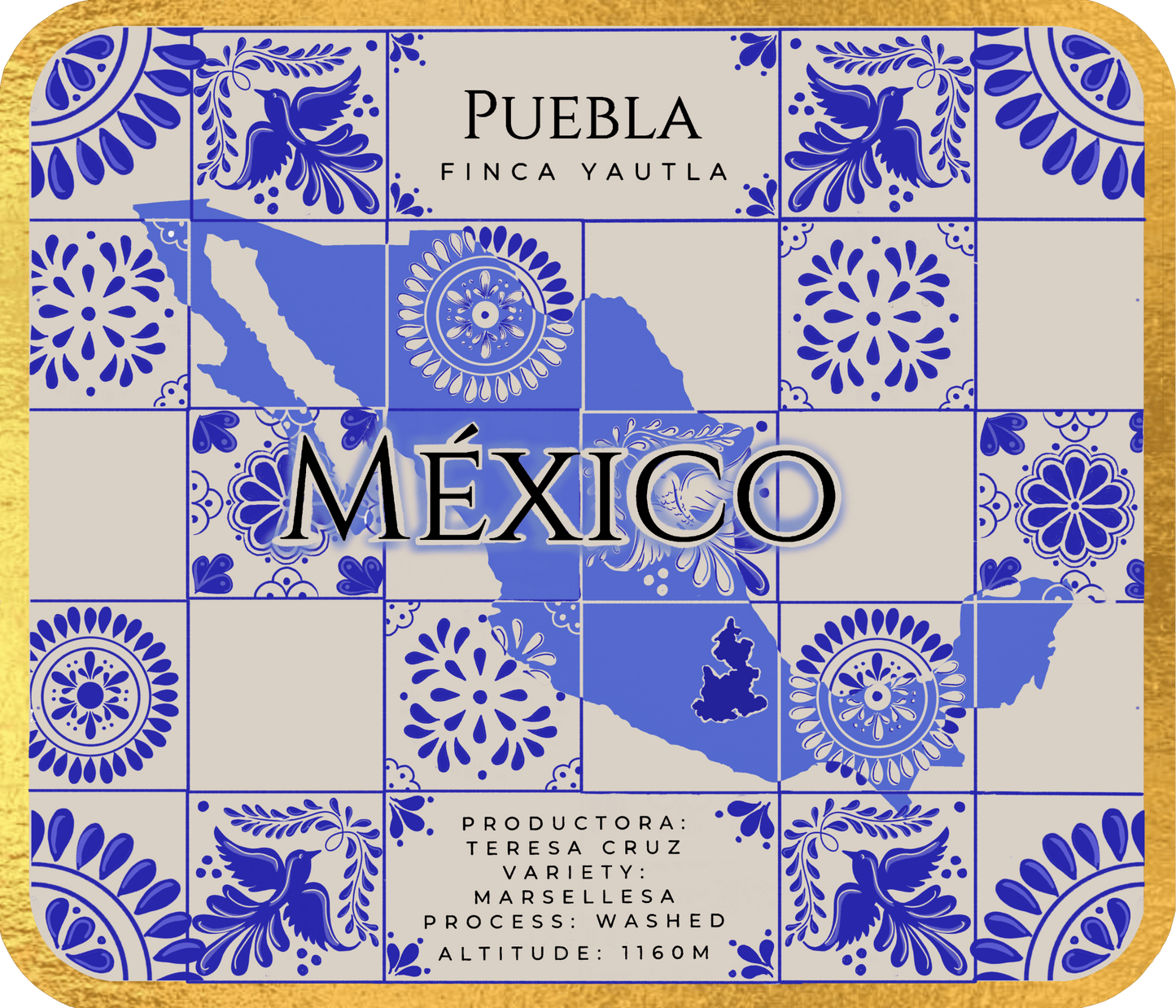 Café Metzli - Finca Yautla - Puebla, México (Medium Roast) 12oz